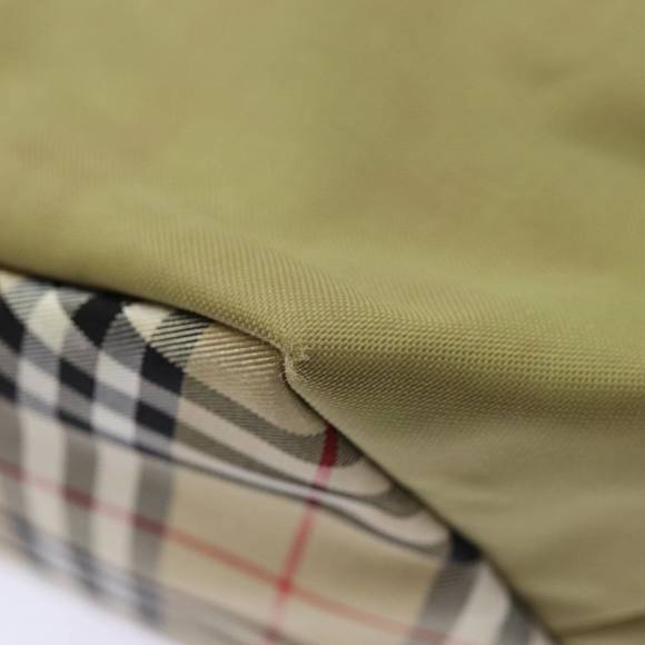 BURBERRY Nova Check Blue Label Hand Bag Nylon Beige Auth bs16350 - Picture 14 of 16